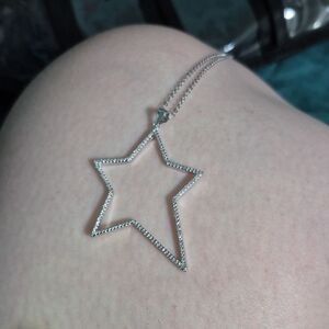 Silver Star Pendant Necklace